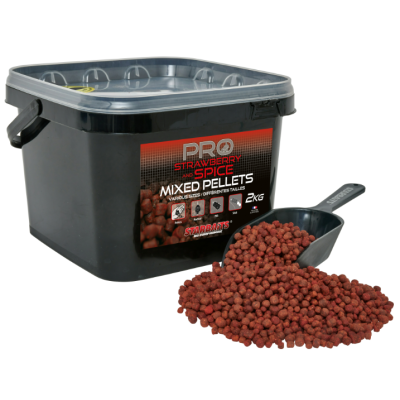 Pro Strawberry & Spice Pellets Mixed - 2KG | Au Poisson d'étain