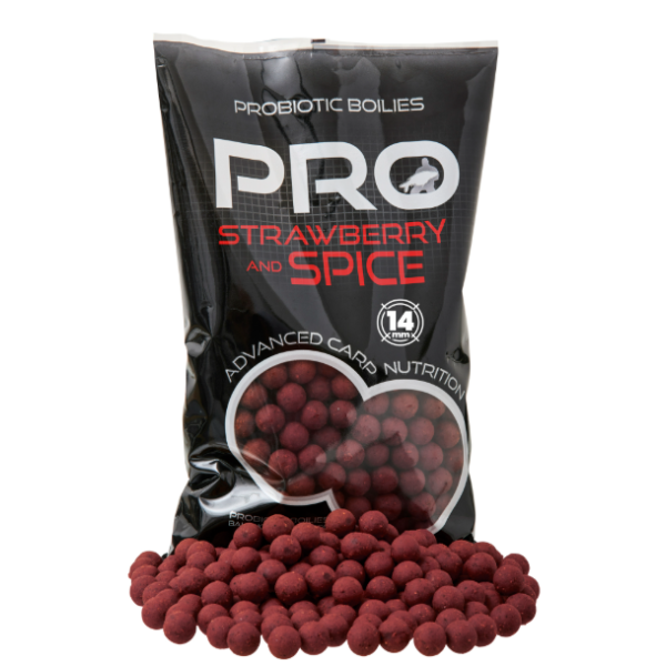 Bouillettes Pro Strawberry & Spice - 14MM - 800G