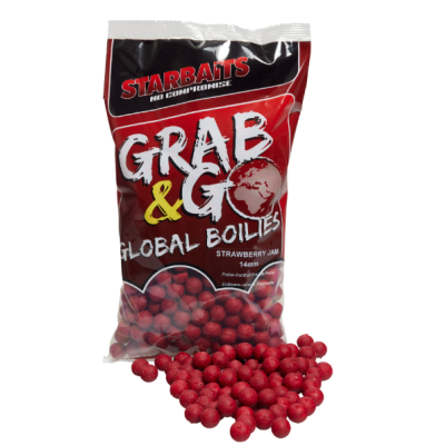 Bouilettes Grab & Go Strawberry Jaw - 14MM - 800G | Au Poisson d'étain