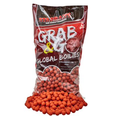 Bouilettes Grab & Go Strawberry Jaw - 14MM - 2.5KG | Au Poisson d'étain