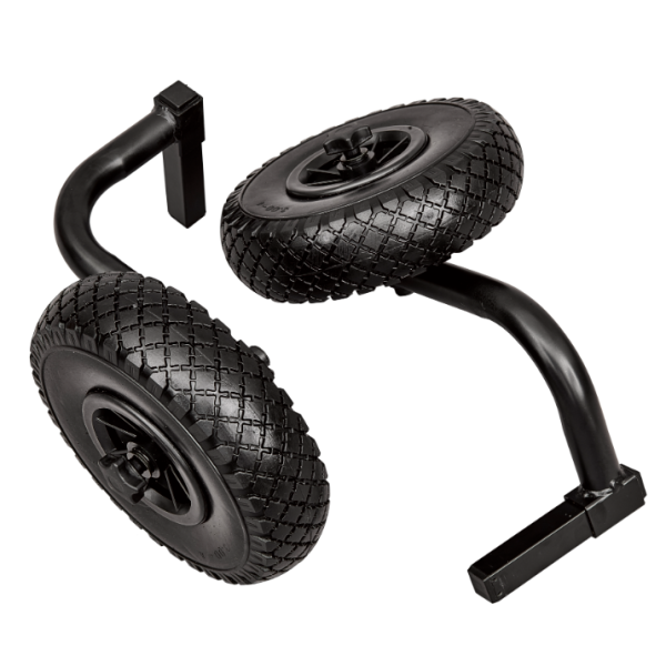 Kit 2 Roues Arrières Increvables - 25CM