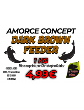 Amorce Dark Brown Feeder 1KG