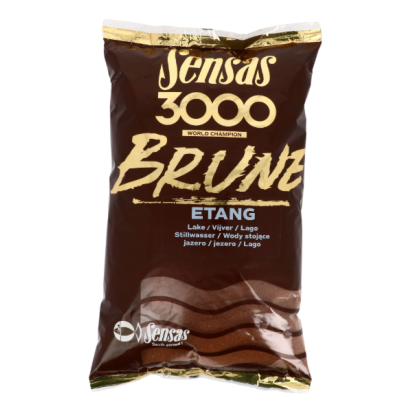 Amorce 3000 Brune Etang - 1KG | Au Poisson d'étain
