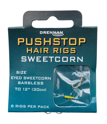 Pushstop Hair Rig Sweetcorn 8