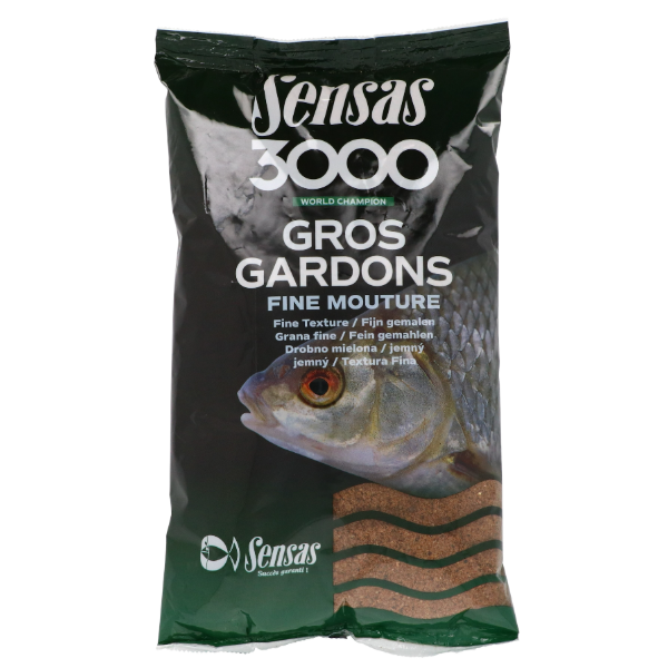 Amorce 3000 Gros Gardons Fine Mouture - 3KG
