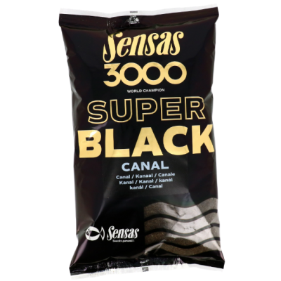 Amorce 3000 Super Black Canal - 1KG | Au Poisson d'étain