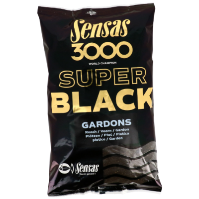 Amorce 3000 Super Black Gardons - 1KG | Au Poisson d'étain