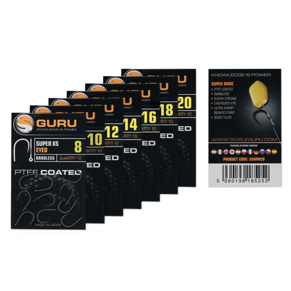 Hameçons Super XS Eyed - Barbless