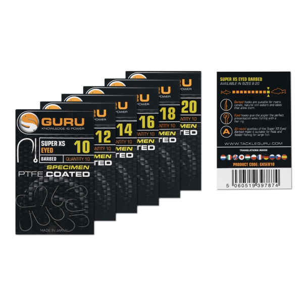 Hameçons Super XS Eyed - Barbed